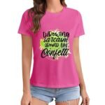 Gildan T-Shirt Women Throwing Sarcasm Around Like Confetti