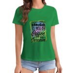 Gildan T-Shirt Women Today Attitude Brought To You By Coffee And Sarcasm